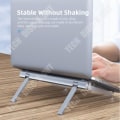 Miniatyrbillede 4 af 4: TD® Støtte til bærbar computer Tablet iPad Støtte Foldbar Hævet Metal Udtakbar Varmeafledning Base Højde Forøgelse