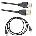 Miniatyrbild 3 av 4: CONFO® USB 3.0 A till A-kabel 2 meter A hane till A hane datasladd Typ A/A förlängning för dator 2m