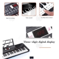 Miniatyrbillede 4 af 4: INN Multifunktionelt elektronisk klaver med 61 tangenter, mikrofon, mikrofon, elektrisk klaver, musikinstrument legetøj til