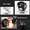 Miniatyrbillede 2 af 4: Lommelygte - LCC - 200 Lumen - 3W LED - Genopladelig USB - 4 Lyskilder Svart