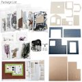 Miniatyrbild 4 av 4: Dockhus - DIY - A-032-A - LED - Flerfärgad - Provence mångfärgad