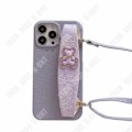 Miniatyrbillede 1 af 4: TD® Lædertaske med lynlås til iPhone 13 Pro, Justerbart håndledsstropp, Modstandsdygtig over for fingeraftryk