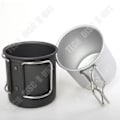 Miniatyrbild 1 av 4: TD® Utomhuscamping Vikbar vattenkopp Bärbar Ultralätt Campingkopp i aluminiumlegering Kaffemugg Tekopp Mugg
