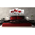 Miniatyrbild 4 av 4: PRINTING MALL-Oinramad 5 st Red Miracle Nature Blommor Växter Vallmo Canvas Bildtryck på duk