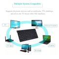 Pikkukuva 4 / 4: Langaton näppäimistö ja hiiri - QWERT INN® - Mini - 1200 DPI - QWERTY - Ultra-ohut