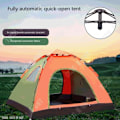 Miniatyrbild 3 av 4: TD® hydraulisk automatisk multifunktionell camping utomhustält/ kolfiber och polyester/ 3 till 4 personer