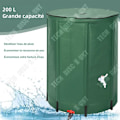 Miniatyrbillede 4 af 4: TD Vandbeholder 200L / 52 Gallon Foldbar Regnvand PVC Patio Bærbar Multi-brug Vandopsamling