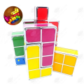 Miniatyrbild 1 av 4: HTBE® Multicolor Tetris LED ljusemitterande ljus DIY intellektuell utveckling leksak nattljus fönster atmosfär lum