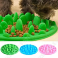 Miniatyrbillede 2 af 3: TD® Hund Kat Hvalp Skål Skål Rejser Skridsikre Anti Gulp Langsom Fodring - Grøn - Køb - Salg skål - Hundefad