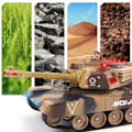Miniatyrbild 4 av 4: TD® överdimensionerad barnpojkeleksak Battle Fjärrkontroll Tankbilmodell terrängbandsfordon