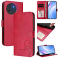 Panda RFID PU Telefoncover Kompatibelt med Doogee Note 59 / Note 59 Pro-lingling} Rose Red