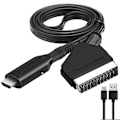Miniatyrbild 1 av 5: Hett! 2025 Scart till HDMI-omvandlare, Allt-i-ett Scart till HDMI-adapter, 1080P