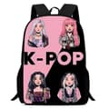 Kpop Devil Hunter-tema studentrygsäck - Studentryggsäck, rejsetaske, laptoptaske, Y2K-stil H