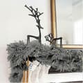 Miniatyrbillede 4 af 5: Elegant sort rensdyr dekorativt julepynt til kontorborde C