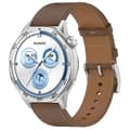 Bästsäljande Läderarmband Kompatibelt med Huawei Watch GT 5 46mm Brown