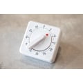 Miniatyrbilde 3 av 3: Hot 2025 1 stk kjøkken timer, 60 minutter, hvit 1pc