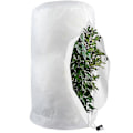 Miniatyrbilde 1 av 5: Varme 2025 Frostsikre poser for planter, gjenbrukbare plantebeskyttelsesposer med snøring, hagefleeceposer vinterhvit White M-80x100cm