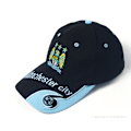 Miniatyrbild 1 av 5: Ny produktkampanj! Högkvalitativ broderad keps Unisex Justerbar fotbollskeps Manchester City Black