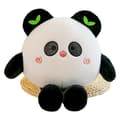 Rund Boll Zai Panda Docka Plyschleksak Supermjuk Söt Trasdocka Flickor Kontor Sovkudde-lingling}