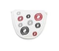 Hett Golfhuvudskydd Golfklubba Putter Skydd Läder Huvudskydd Magnetisk Stängning Simple White