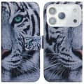 Kompatibel med iPhone 17 Pro Max Plånboksfodral Mönstertryck Läder Telefonskal-lingling} Multicolor Tiger