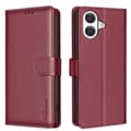 Litchi Textur RFID PU Fodral Kompatibelt med iPhone 17 Pro-lingling} Red iPhone 17