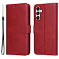 Miniatyrbillede 2 af 5: Hot 2025 Samsung A05s 4G PU Læder Wallet Case - Flere Farver Red Röd