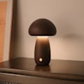Miniatyrbillede 4 af 5: Hot 2025 Svampe Lampe Genopladelig Bærbar Natlampe - Trælampe Soveværelseslampe Sengelampe Coffee