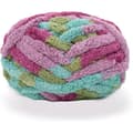 Tykt strikket chenille-garn til håndhæklede tæpper, ekstra blødt plus-size tæppegarn. Mixed Rose