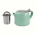 Autentisk japansk keramisk tekande | Si i rustfrit stål | Elegant og praktisk, det perfekte valg til eftermiddagste. light cyan