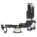 Kompatibel med iPhone 15 Plus KOMPATIBEL Opladerport Flex Kabel-lingling} Black