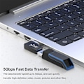 Pikkukuva 3 / 5: Uusi Hot 2025 4-pakkaus USB 3.0 -sovitin, pystysuora ylös ja alas, vaakasuora vasen ja oikea kulma, USB-uros - naaras