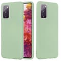 Kompatibel med Samsung Galaxy S20 FE grønt silikondeksel