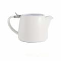 Autentisk japansk keramisk tekande | Si i rustfrit stål | Elegant og praktisk, det perfekte valg til eftermiddagste. White