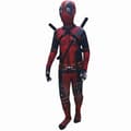 Deadpool-kostume til børn, Halloween-rollespilsfest Deadpool-kostume, Deadpool-onesie til børn, rollespilssæt til alderen 5-13 150cm