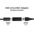Miniatyrbilde 2 av 2: Hot 2 stk USB Type C 3.1 Hunn til 3.0 A Hunn Data Synkroniseringsladeadapter Kobling Ft