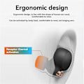 Miniatyrbilde 5 av 5: Varme 2025 Memory Foam Øreputer for Sony WF-1000XM4 Bluetooth Hodetelefoner Svart-M