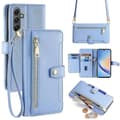Plånboksfodral med dragkedja Kompatibelt med Samsung Galaxy A34 5G-lingling} Blue