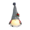 Tomtedocka med LED-ljus, Glad Jul-dekor för hemmet, Julgransprydnad, Julklapp-lingling} Grey