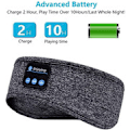 Pikkukuva 4 / 5: Uudet 2025 Sleep Headphones - Panta ja unimaski Bluetooth-kuulokkeilla harmaa gray