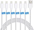 6-pak 3ft Lightning-kabel iPhone-opladerkabel Opladerkabel Kompatibel med iPhone 14/13/12/12Pro/12ProMax/11/11Pro/11Pro MAX-lingling}