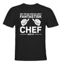Fantastisk Boss - T-shirt - Unisex Svart - 2XL
