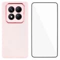 Kompatibel med Xiaomi Redmi Note 14 Pro 4G Mobilskal-lingling} Multicolor Pink