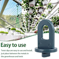Miniatyrbilde 2 av 4: Varme 2025 Drivhusklemmer, 50-delt sett, Ekstra sterkt grep og lenker - Den beste støtten for espalier og planter i drivhuset ditt - Drivhusutstyr