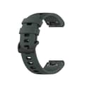 Silikoninen kellon ranneke Garmin Instinct-linglingille Olive Green Black