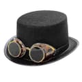 Steampunk Hatt Med Avtakbare Briller Punk Hatt Steampunk Hatt-lingling}