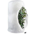 Miniatyrbilde 1 av 5: Varme 2025 Frostsikre poser for planter, gjenbrukbare plantebeskyttelsesposer med snøring, hagefleeceposer vinterhvit White L-120x180cm