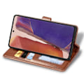 Miniatyrbild 4 av 4: Påskrabatt! Högkvalitativt Fodral till Samsung Galaxy Note 20 Etui Cover Retro Flip Plånbok Magnetisk Bumper Flip Skyddande - Brun null none