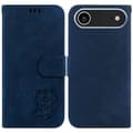 Kompatibel med iPhone 17 Air Plånboksfodral Tiger Tryck Läder Stötsäkert Telefonskal med Handledsrem-lingling} Dark blue Dark Blue