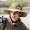 Miniatyrbild 1 av 5: Trendig 2025 Solhatt Herr Dam UV-skydd Vikbar Safarihatt